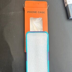 Vibrant Blue and Purple Phone Case for iPhone 15